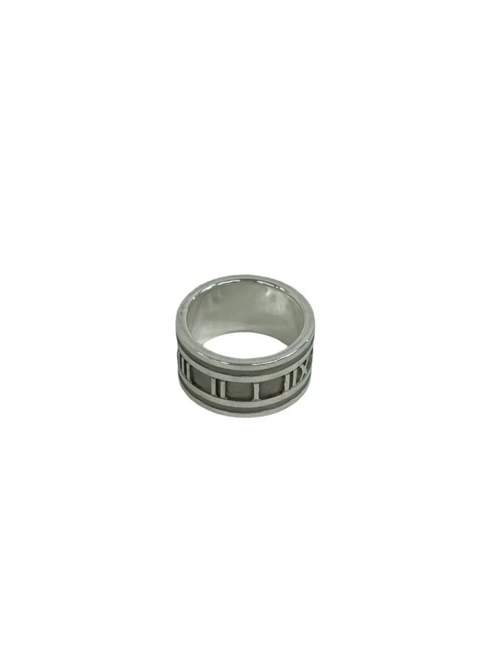 Tiffany & Co Vintage Atlas Wide Ring 925 Sterling Silver